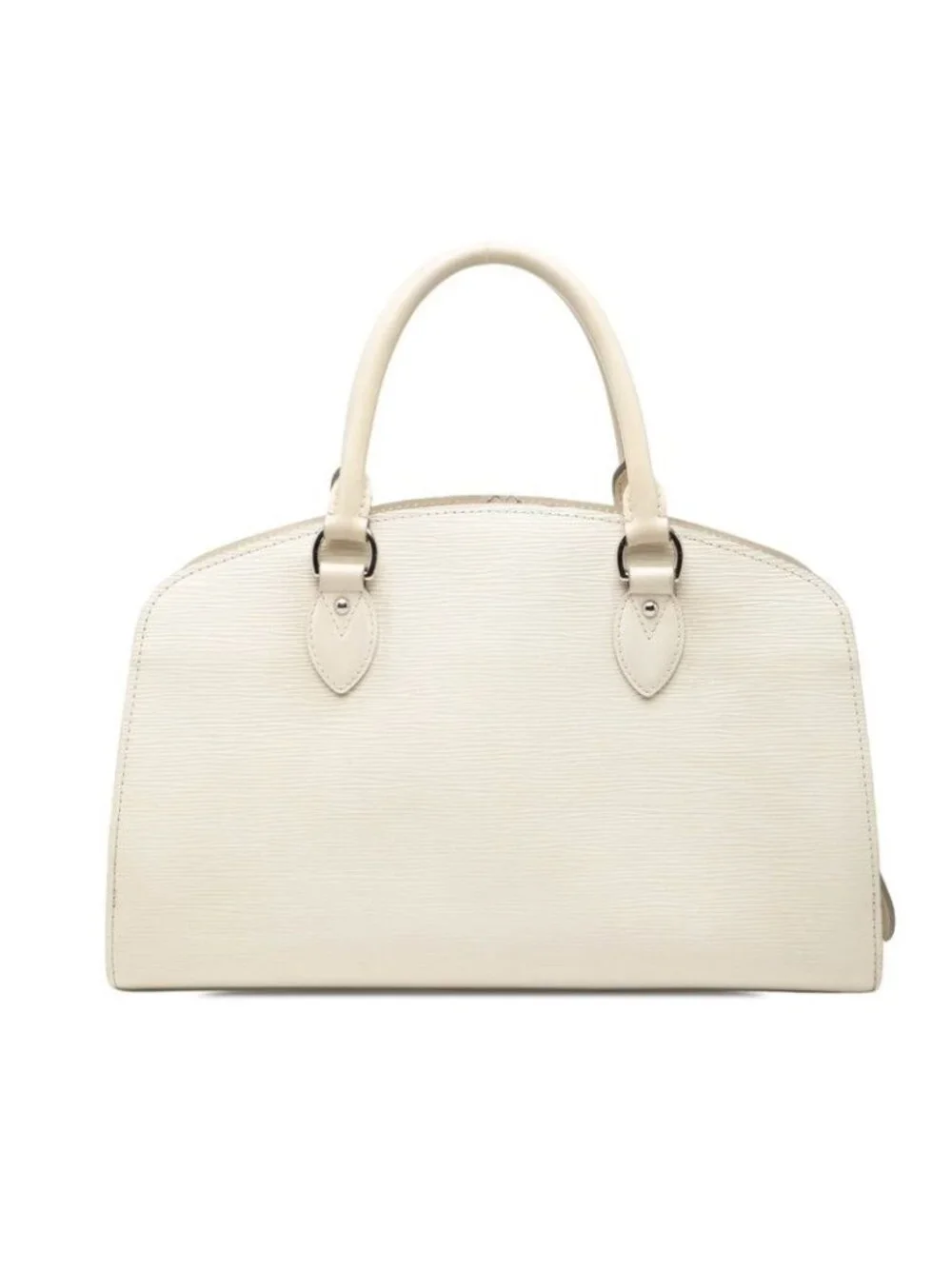 Louis Vuitton Epi Pont Neuf PM Handbag Yvoir White Leather